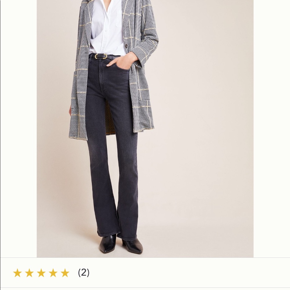 Citizens of Humanity Georgia Black High Rise Bootcut Jeans